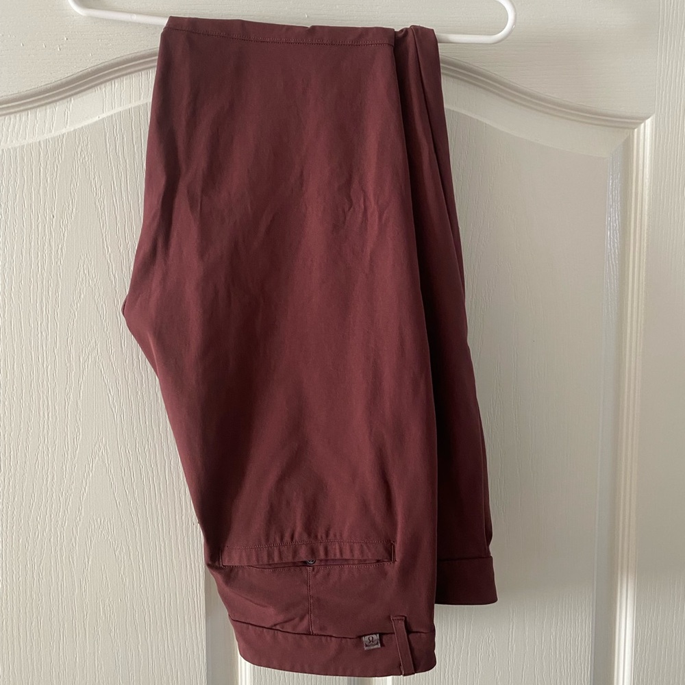 Lululemon ABC Pant Warpstreme Fabric Maroon